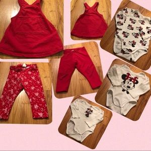 H&M Minnie Cheerful Bundle for 9-12m baby Girl